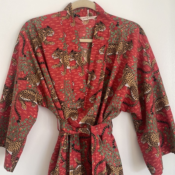 Printfresh Intimates & Sleepwear Printfresh Bagheera Robe Scarlett